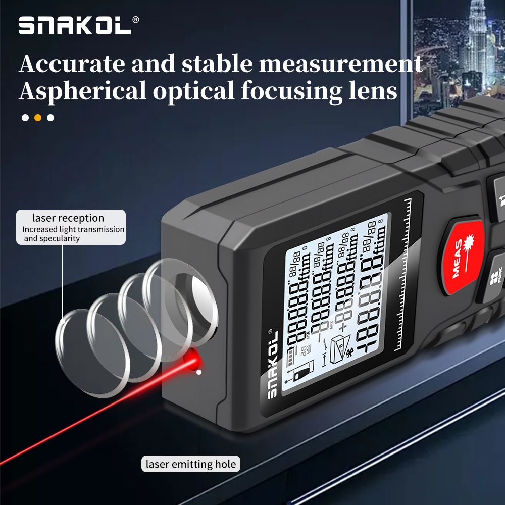 Snakol Laser Distance Meter 50 - đánh giá và giá Stanley Tape 25Ft